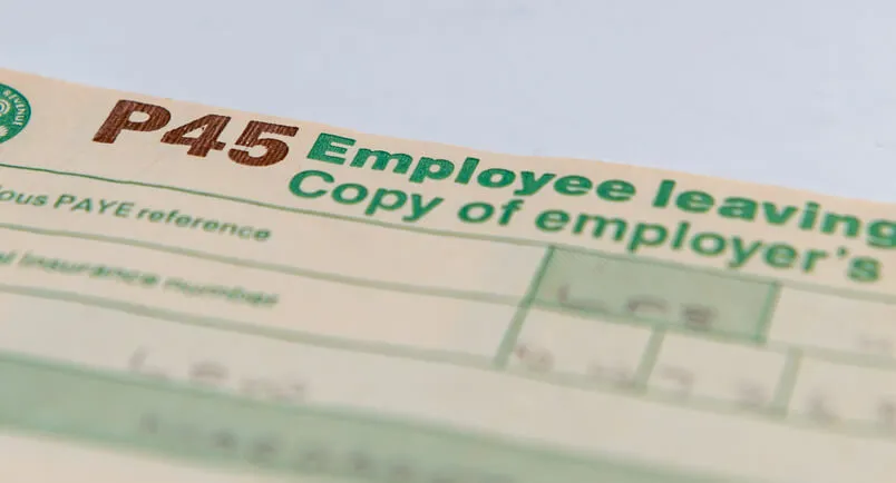 Is there a P45 for the self-employed?